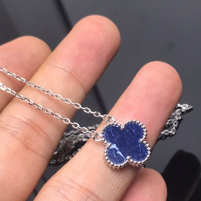 ¡®Glow Jewelry¡¯CLOVER PIETERSITE SILVER LONG NECKLACE