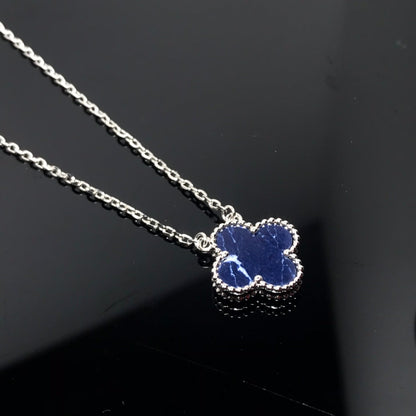 ¡®Glow Jewelry¡¯CLOVER PIETERSITE SILVER LONG NECKLACE