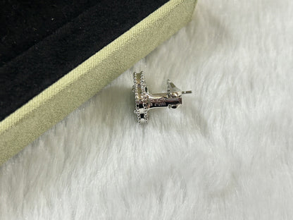 [Glow Jewelry]CLOVER PIETERSITE MEDIUM STUD EARRINGS