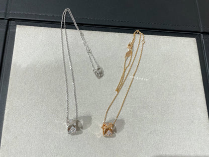 [Glow Jewelry]LIENS EVIDENCE DIAMOND PAVED NECKLACE
