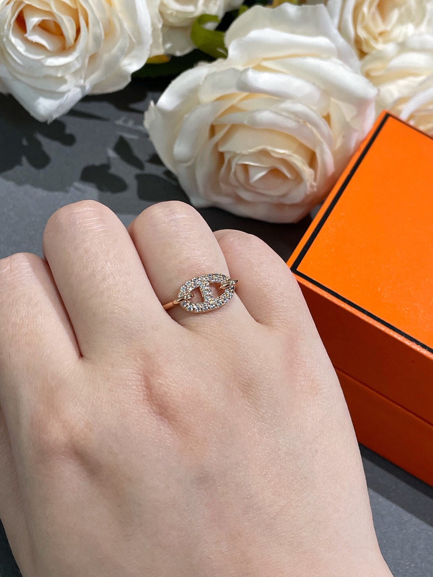 [Glow Jewelry]RONDE SMALL DIAMOND RING