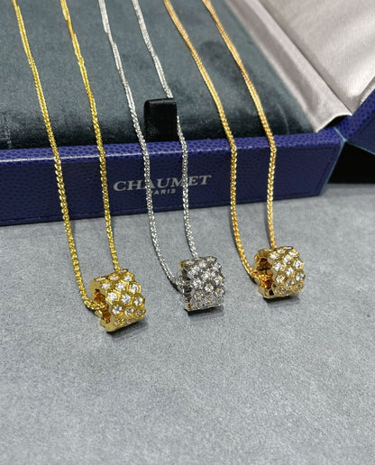 ¡®Glow Jewelry¡¯BEE LOVE DIAMOND PAVED 3 ROW NECKLACE