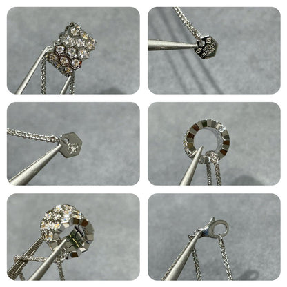 [Glow Jewelry]BEE LOVE DIAMOND PAVED 3 ROW NECKLACE