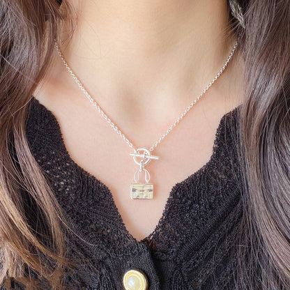 [Glow Jewelry]CONSTANCE PEDANT SILVER NECKLACE