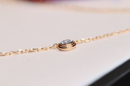 [Glow Jewelry]DAMOUR DIAMOND NECKLACE