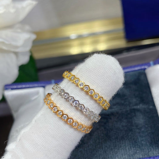 [Glow Jewelry]BEE LOVE DIAMOND PAVED SMALL RING
