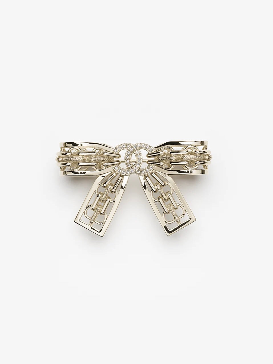 [Glow Jewelry]25K Hollow Bow Brooch