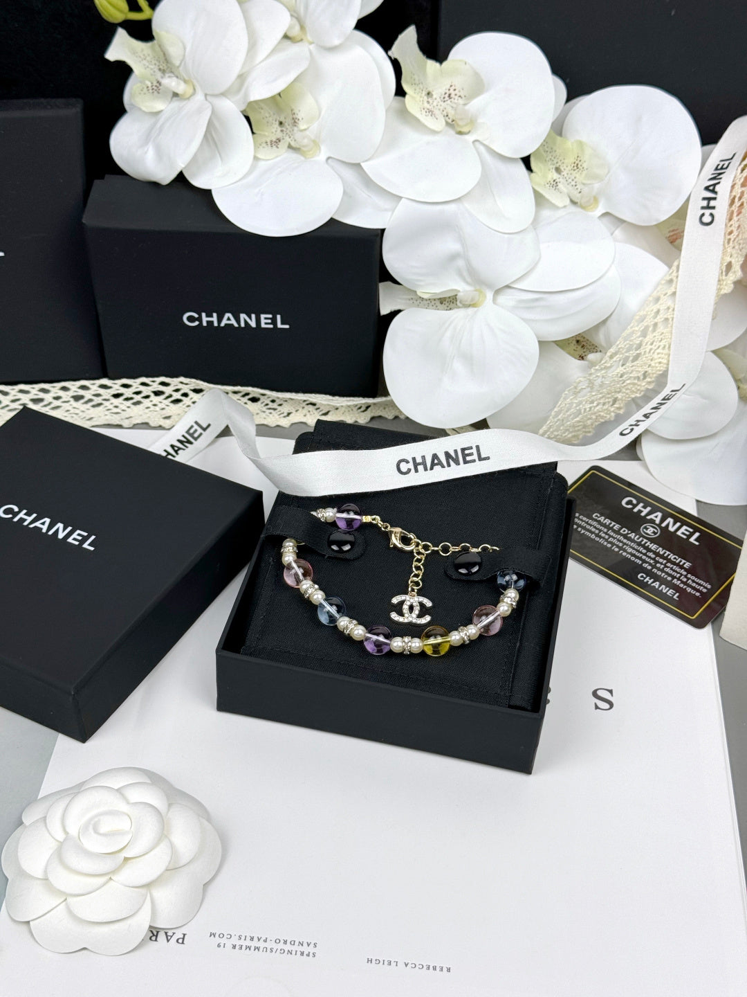 [Glow Jewelry]Colorful Transparent Resin Bracelet