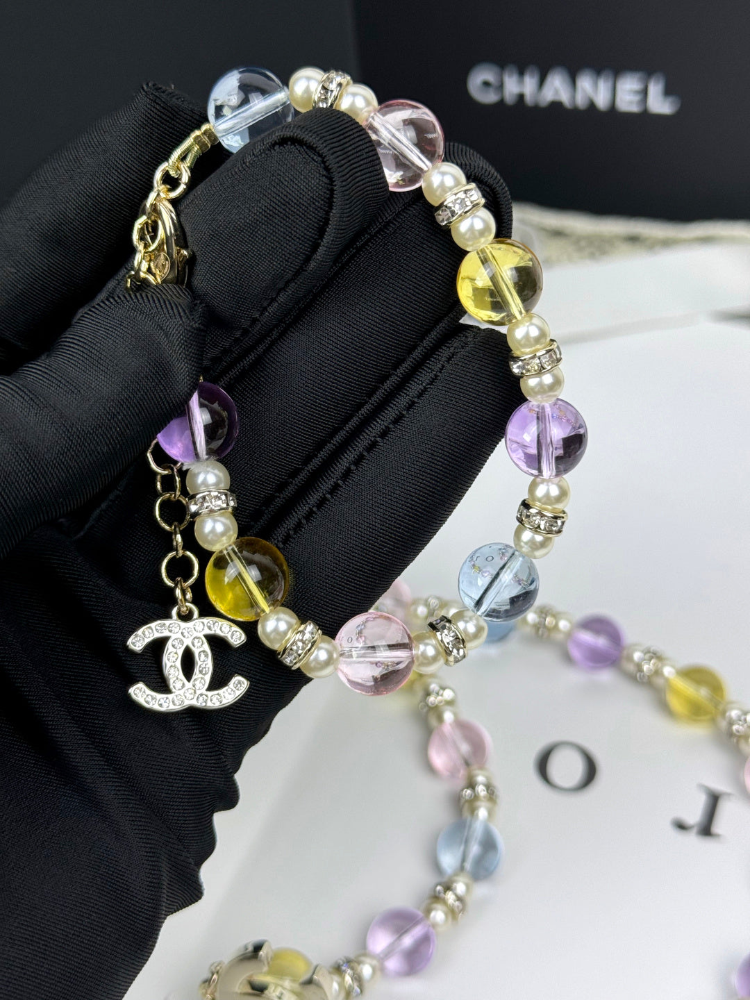 [Glow Jewelry]Colorful Transparent Resin Bracelet