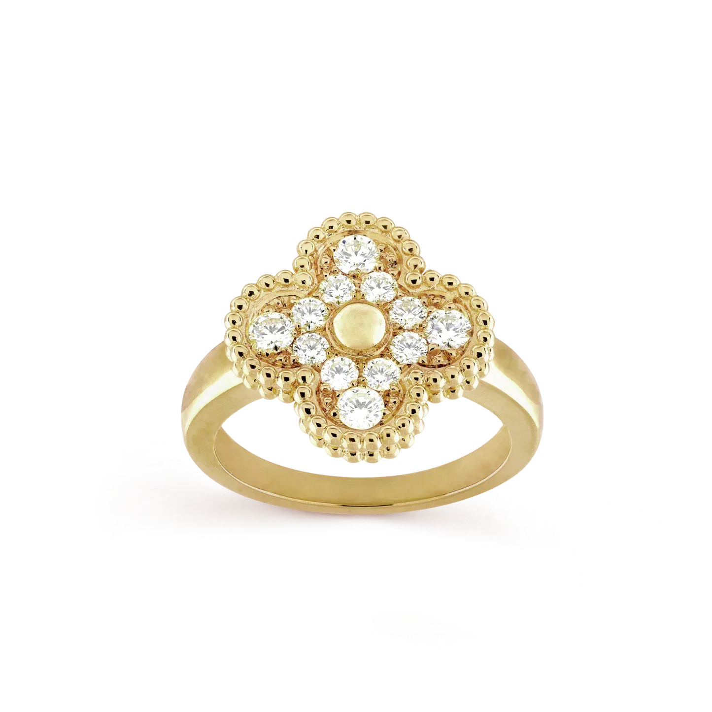 ¡®Glow Jewelry¡¯CLOVER DIAMOND RING