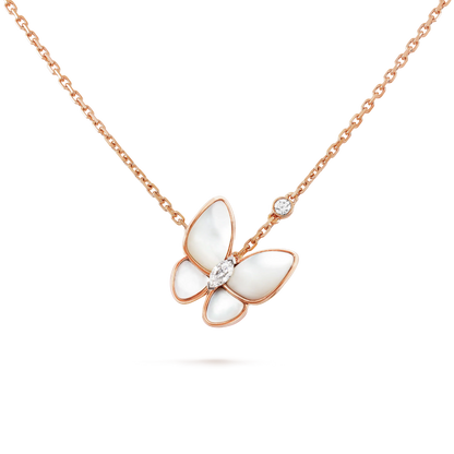 [Glow Jewelry]BUTTERFLY MOP DIAMOND NECKLACE