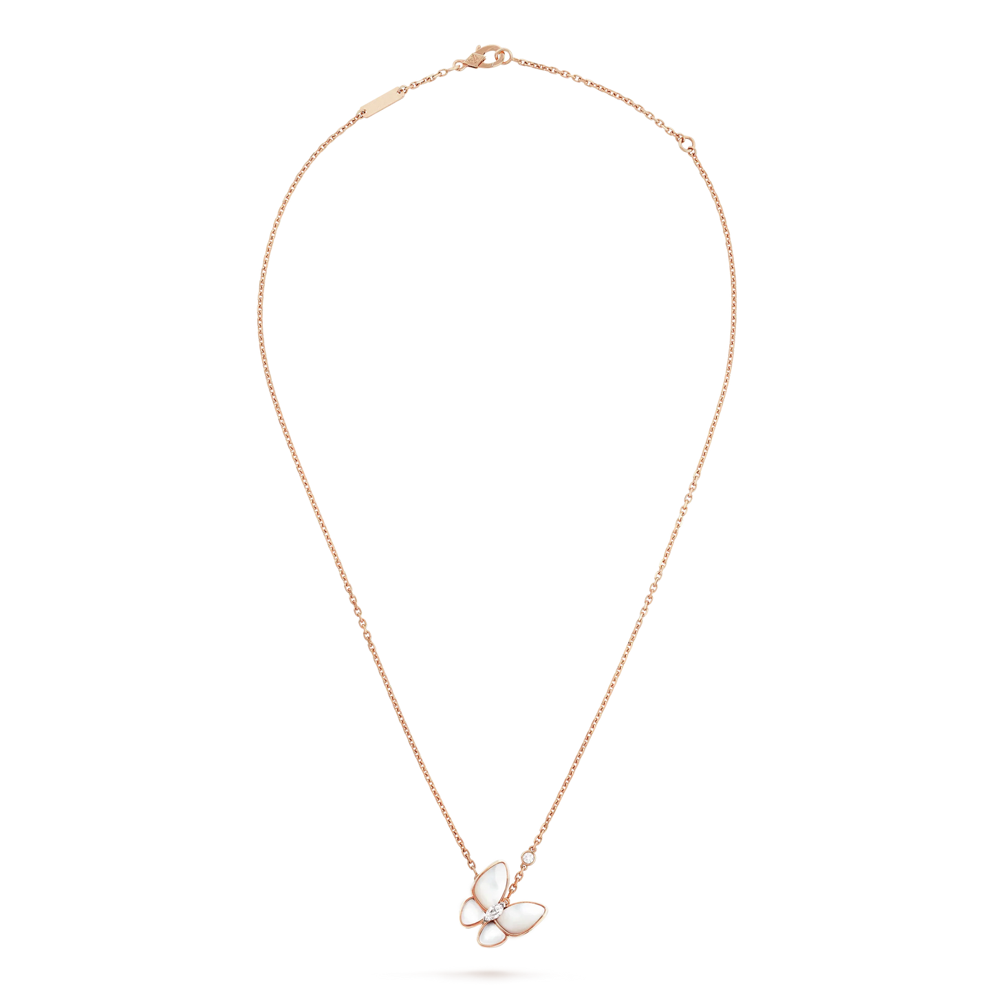 [Glow Jewelry]BUTTERFLY MOP DIAMOND NECKLACE