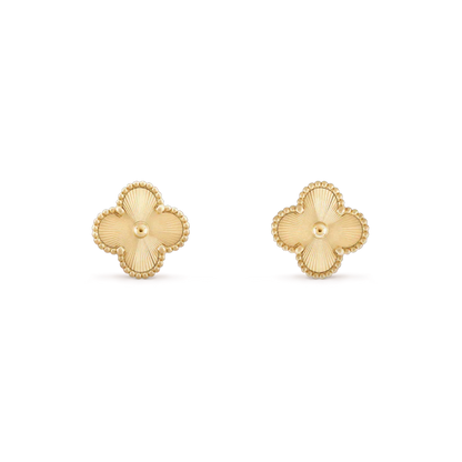 ¡®Glow Jewelry¡¯CLOVER MINI 9.5MM LASER EARRINGS