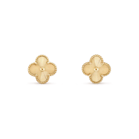 ¡®Glow Jewelry¡¯CLOVER MINI 9.5MM LASER EARRINGS
