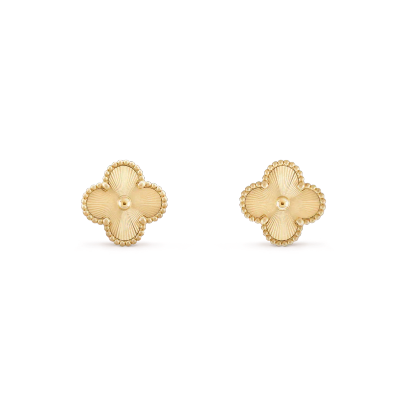 [Glow Jewelry]CLOVER MINI 9.5MM LASER EARRINGS