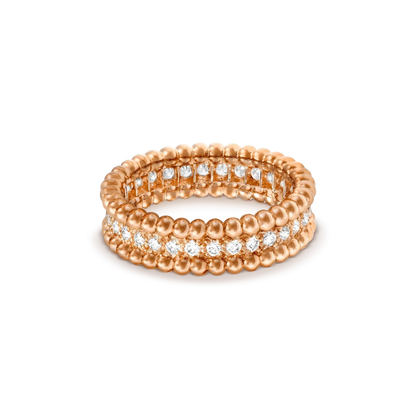 „Glow Jewelry“ PERLEE DIAMOND ROSÉGOLD RING
