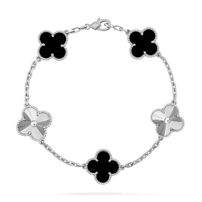 [Glow Jewelry]New CLOVER 5 MOTIF ONYXS BRACELET COLLECTION
