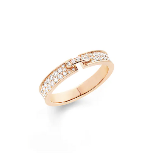 ¡®Glow Jewelry¡¯ALLIANCE LIENS VIDENCE PAVED DIAMOND 4MM RING