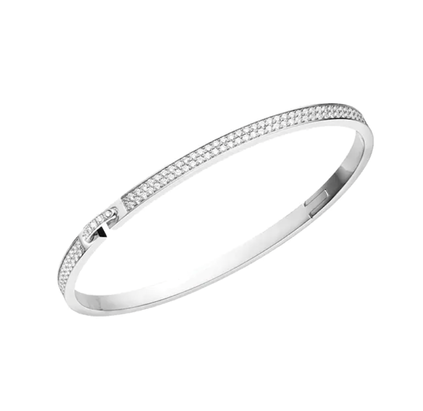[Glow Jewelry]LIENS VIDENCE DIAMOND PAVED BRACELET