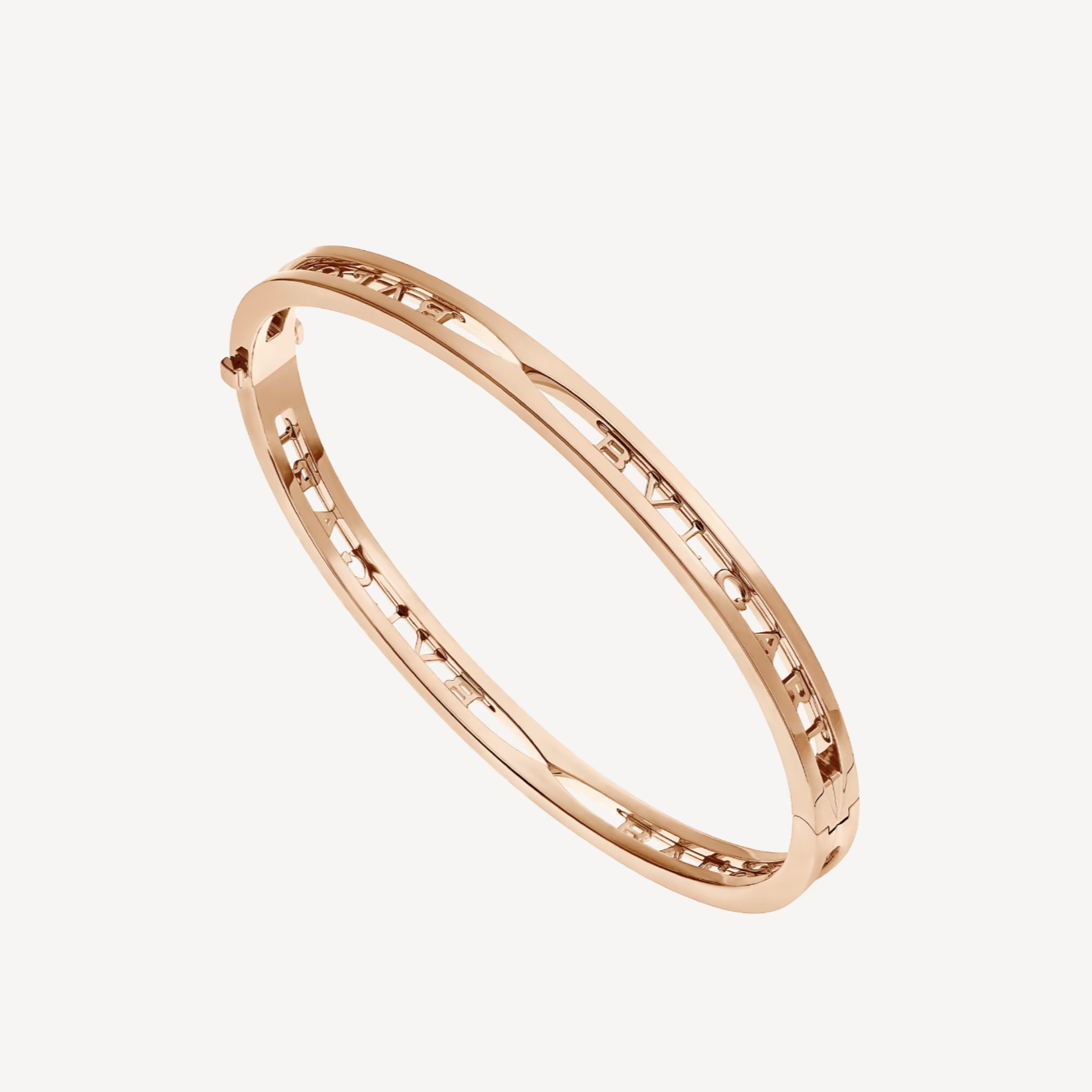 [Glow Jewelry]ZERO 1 SPIRAL LOGO PINK GOLD BRACELET