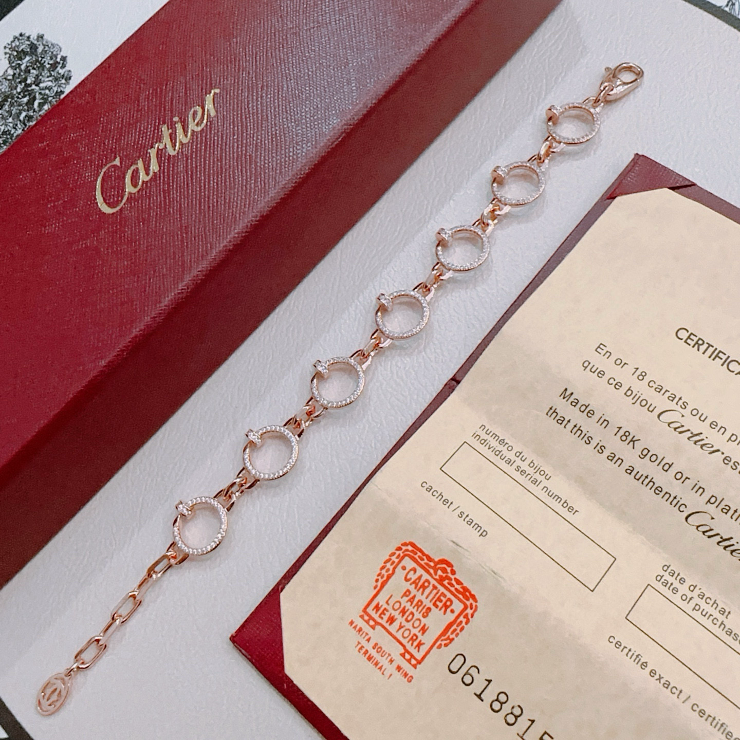 [Glow Jewelry Jewelry] LOVE&JUSTE BRACELET DIAMONDS