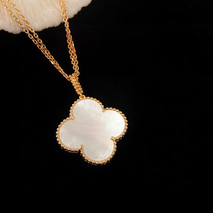 ¡®Glow Jewelry¡¯CLOVER 25MM MOP LARGE PENDANT NECKLACE