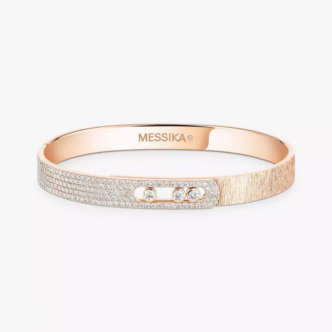 [Glow Jewelry]2026 BRAND-NEW FROSTED BRACELET WITH DIAMONDS THREE COLORS