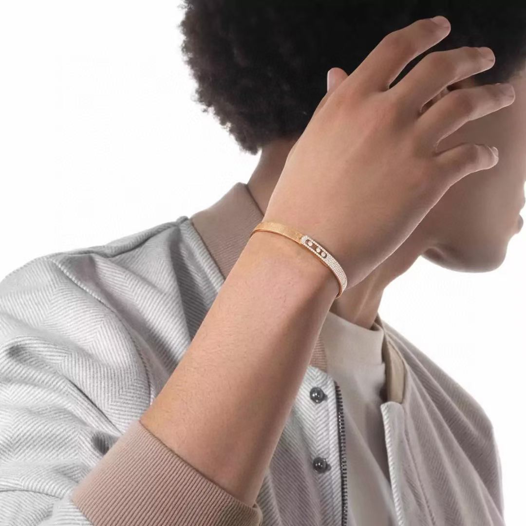 [Glow Jewelry]2026 BRAND-NEW FROSTED BRACELET WITH DIAMONDS THREE COLORS