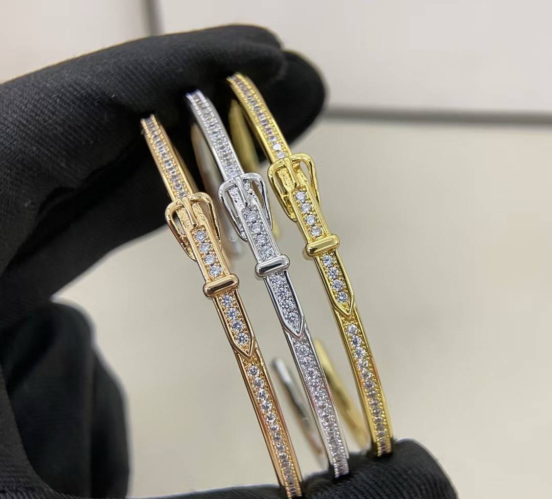 [Glow Jewelry] DIAMOND-ENCRUSTED BRACELET THREE COLORS
