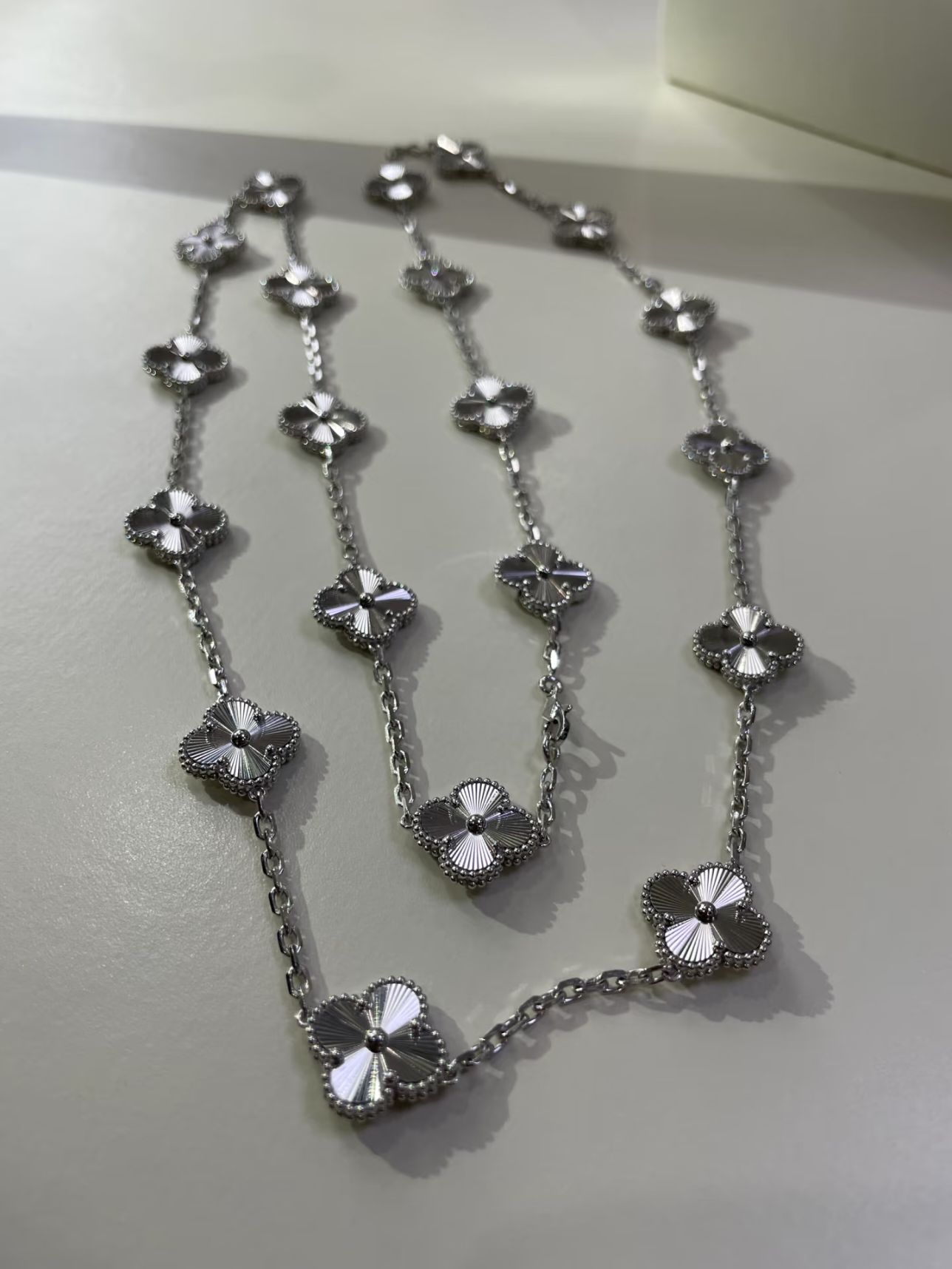 [Glow Jewelry]CLOVER 20 MOTIFS SILVER LASER