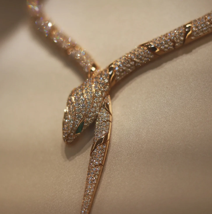 [Glow Jewelry]HAUTE COUTURE GOLD SERPENTI NECKLACE
