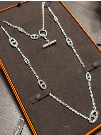 [Glow Jewelry]Classic Silver Sweater Chain