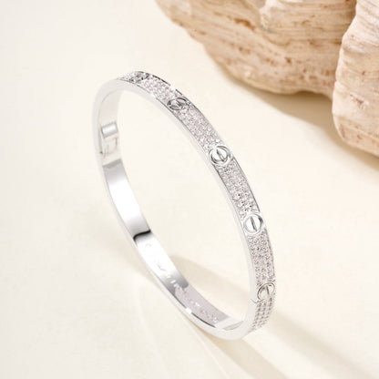 ¡®Glow Jewelry¡¯LOVE BRACELET 4.8MM DIAMOND-PAVED
