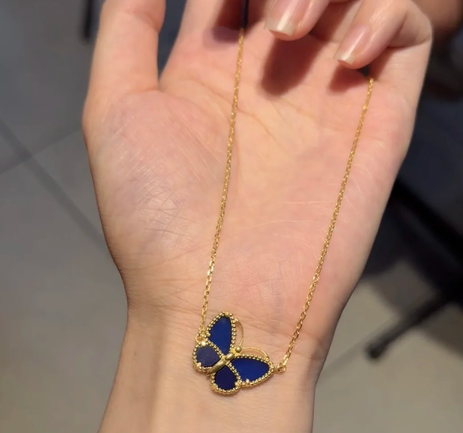 [Glow Jewelry]2026 NEW BUTTERFLY BLUE   NECKLACE