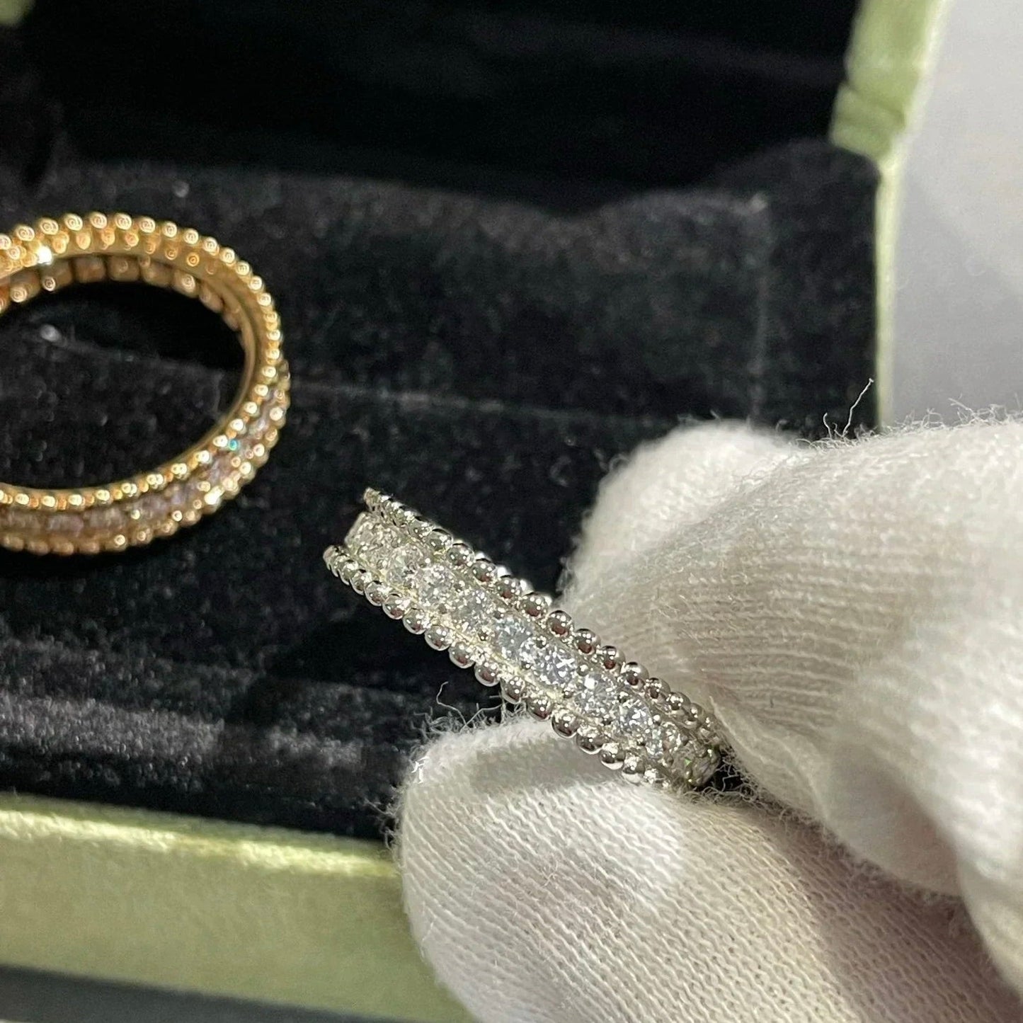 „Glow Jewelry“ PERLEE DIAMOND ROSÉGOLD RING