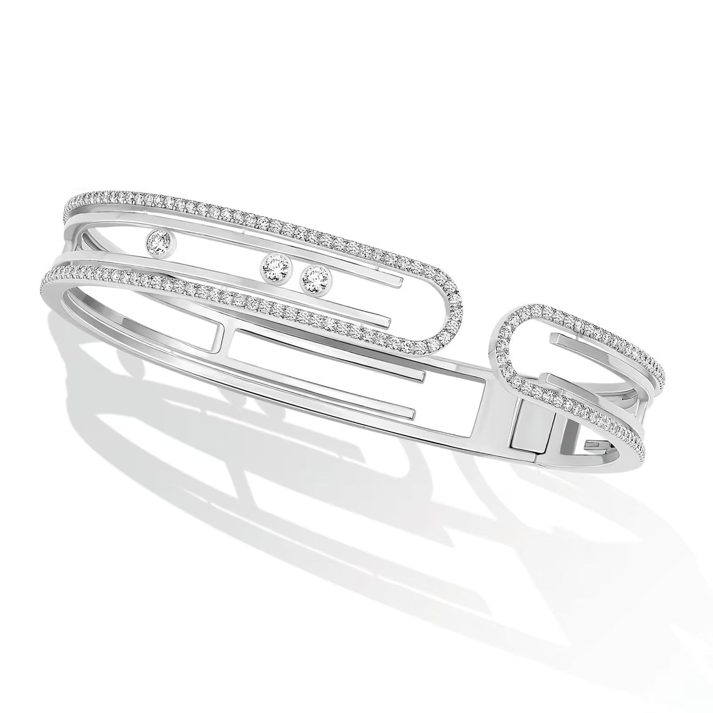 [Glow Jewelry]MOVE 10TH PAVED DIAMOND BRACELET