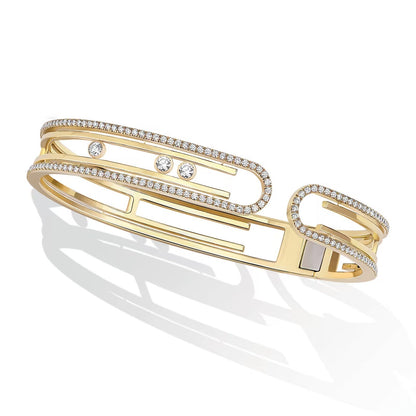 [Glow Jewelry]MOVE 10TH PAVED DIAMOND BRACELET