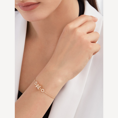 [Glow Jewelry]ZERO 1 SOFT PINK GOLD BRACELET