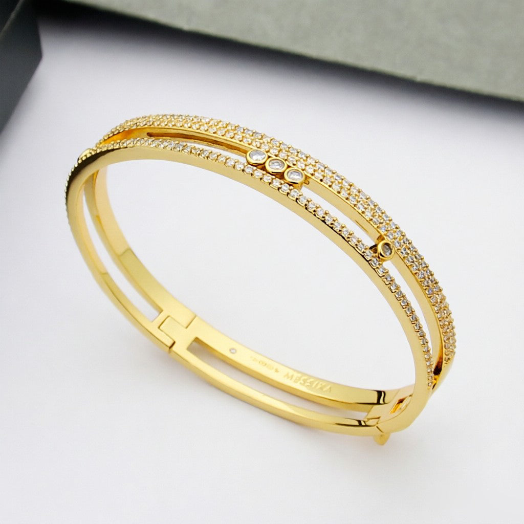 [Glow Jewelry]Move Romane pavé bangle