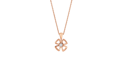 [Glow Jewelry]FIOREVER NECKLACE DIAMOND CENTER