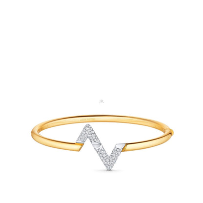 ¡®Glow Jewelry¡¯VOLTE UPSITE DOWN GOLD DIAMOND BRACELET