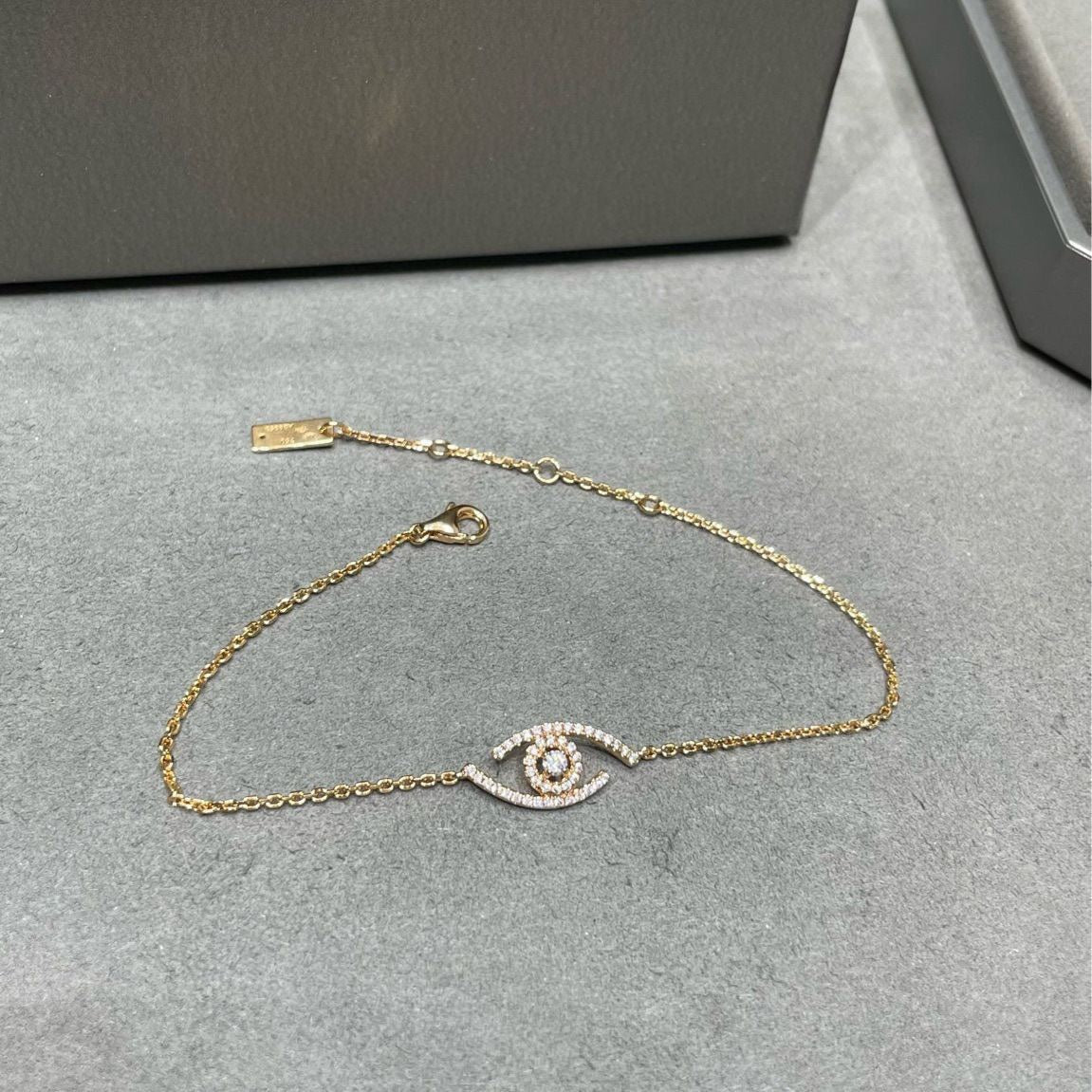 [Glow Jewelry]Lucky Eye Pave-Set Diamond Bracelet
