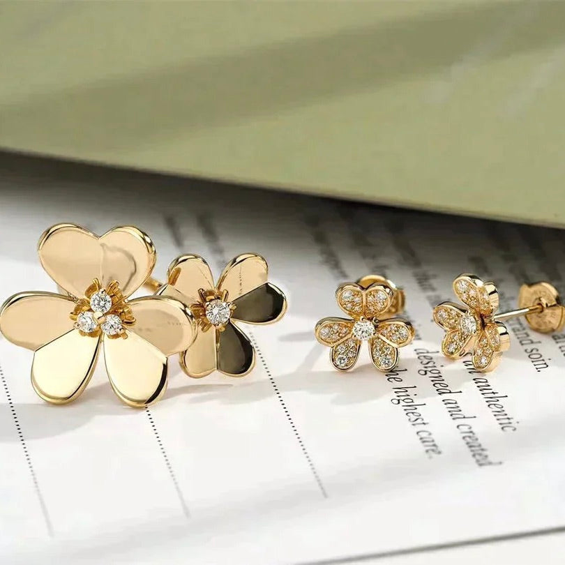 [Glow Jewelry]CLOVER COMOS GOLD DIAMOND RING