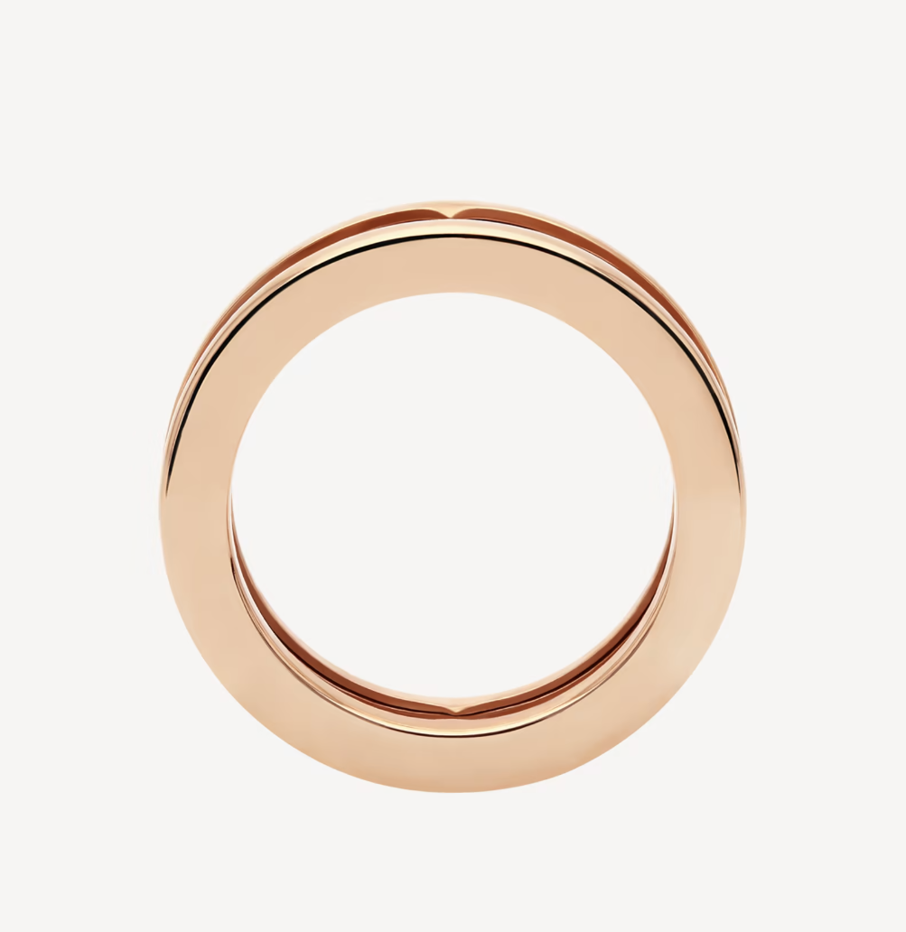 [Glow Jewelry]ZERO 1 ONE-BAND WITH OPENWORK LOGO SPIRAL RING
