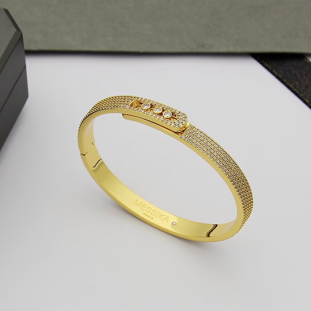 [Glow Jewelry]Move Noa Full Pavé Diamond Bangle Bracelet