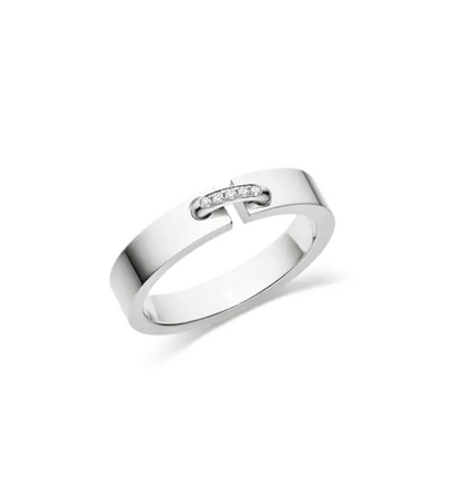 [Glow Jewelry]ALLIANCE LIENS VIDENCE DIAMOND 4MM RING