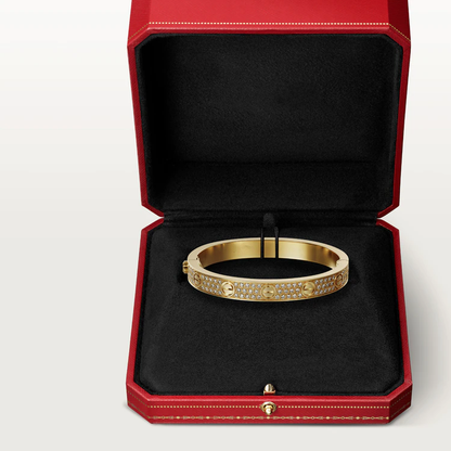 [Glow Jewelry]LOVE BRACELET 6.1MM DIAMOND-PAVED