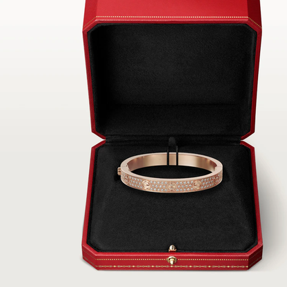 [Glow Jewelry]LOVE BRACELET 6.1MM DIAMOND-PAVED