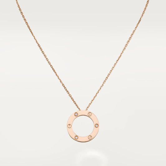 ¡®Glow Jewelry¡¯LOVE NECKLACE 16MM 3 DIAMONDS