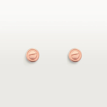 „Glow Jewelry“ LOVE OHRRINGE ROSÉGOLD 10MM